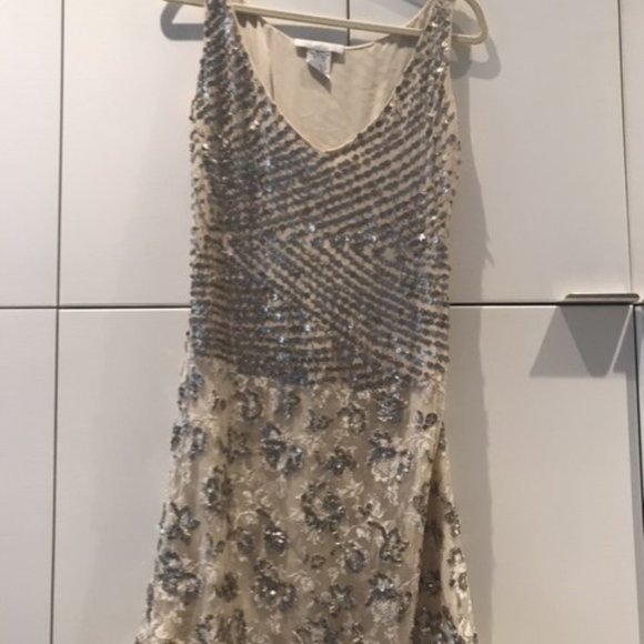 Collette Dinnigan 100% Silk Sequin Dress - Size S - Picture 4 of 8